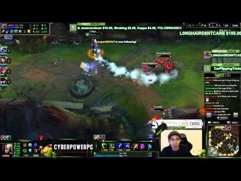 1v5 Singed GOD jukes QUADRA