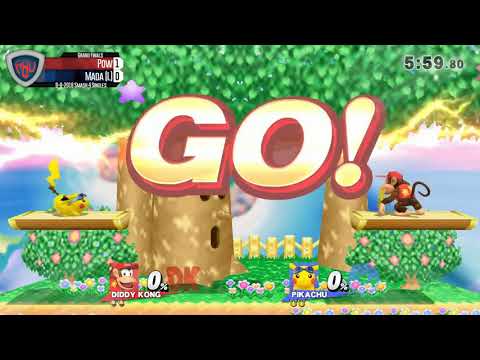 ABU 22: Pow (Diddy) vs. Mada (Pikachu)  - SSB4 Singles Grand Finals