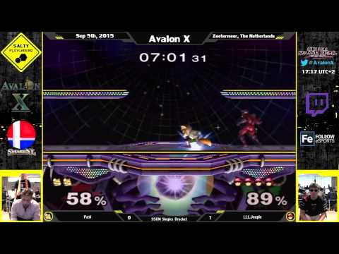 Avalon X - Pasi (Fox) Vs LLL.Jeapie (Cpt. Falcon) - SSBM Singles Bracket Winners R5