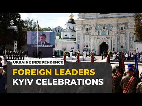 Ukraine independence: Foreign leaders in Kyiv for 35th anniversary