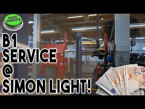 Mercedes B1 Service @ Simon Light - My Mercedes A250 AMG Line