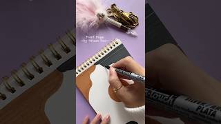 DIY Front Page Design- Physics 📒✏️ #frontpage #physics #shorts #nhuandaofrontpage