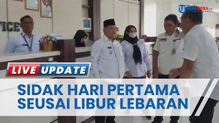 Hari Pertama Kerja, Bupati Kotawaringin Timur Langsung Sidak Kedisiplinan Pegawai PNS maupun Kontrak