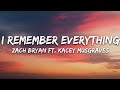 Zach Bryan - I Remember Everything (Lyrics)  feat. Kacey Musgraves