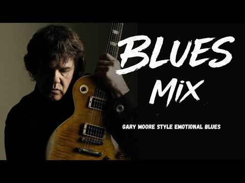 Best Slow Blues Guitar | Gary Moore Style Emotional Blues