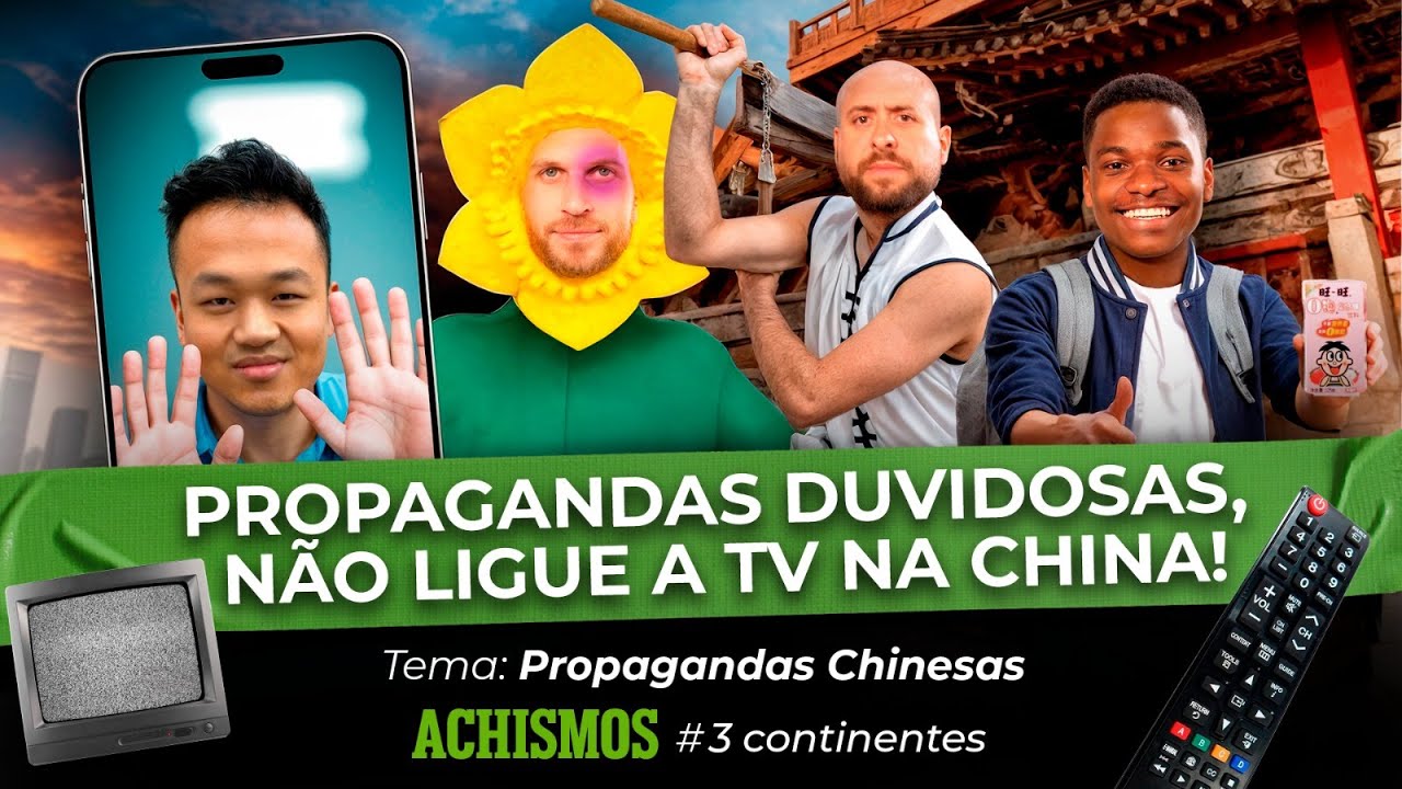 COMO É A TV CHINESA? | #3CONTINENTES #65