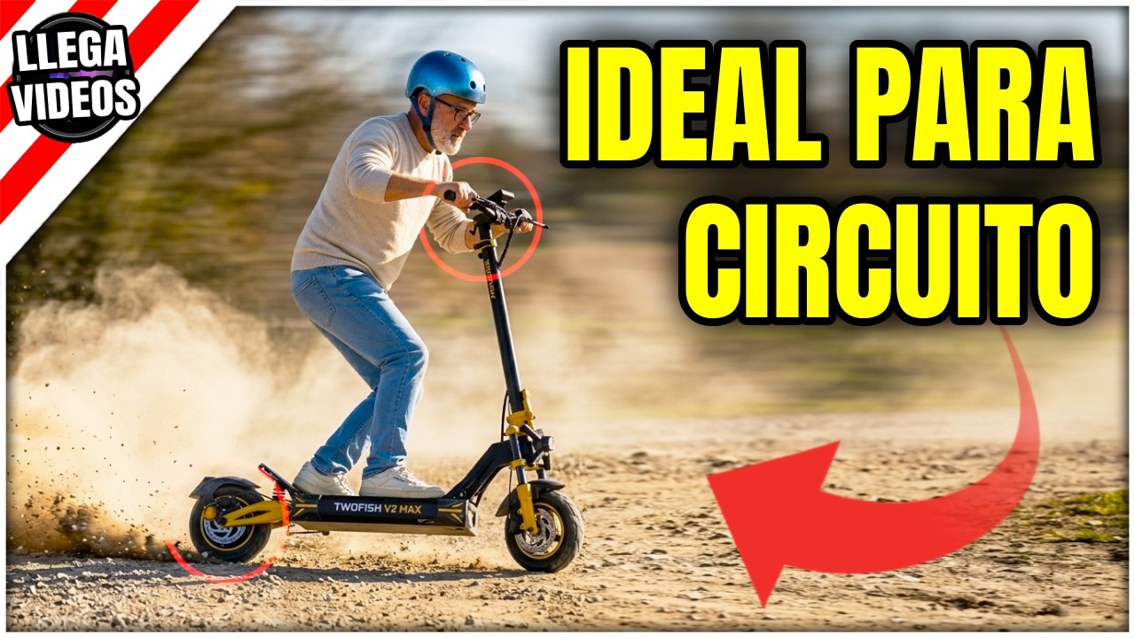 50 KM/H con un PATINETE ⚡️ TWOFISH V2 Max: ¡Potencia pura!