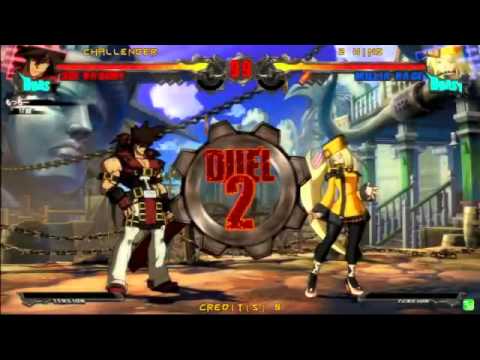 2015/2/21 GGXrd Mikado stream - Nakamura(MI) matches