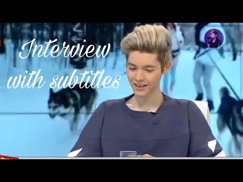 Interview with subtitles - Kristian Kostov 30.1.18