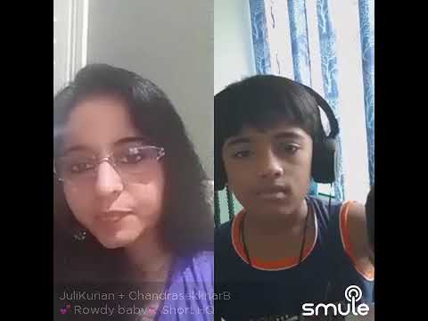 Song sung by my grandson Adheen with Julikurian in Smule..pl hear & offer your comments..