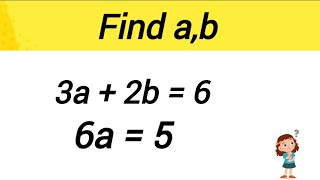 nice math simplification ll how to find a,b