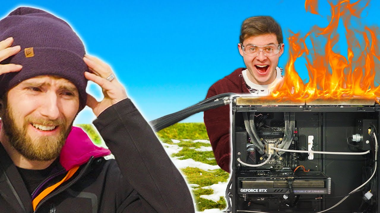 We Cooled a Computer with FIRE - Hacksmith Collab