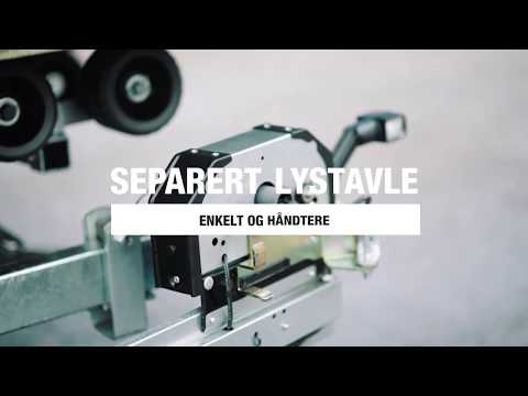 Brenderup - Separert lys tavle