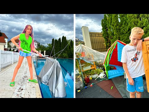 🌪️ FURTUNA a DISTRUS: casa, mașina, piscina, sera ...TOTUL 😭