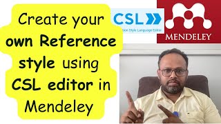 How to edit citation and bibliography or create your own style using CSL editor in mendeley
