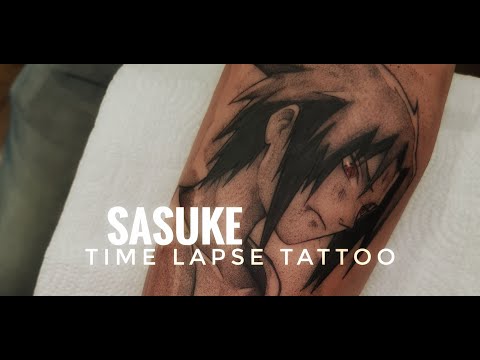 TIME LAPSE TATTOO- SASUKE /NARUTO SHIPPUDEN