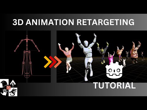 Godot Animation Re-targeting in 3 Mins!