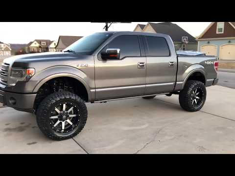 Ford F-150 Rough Country Suspension Lift and Wheel and Tire set up. BEST SET UP FOR F-150