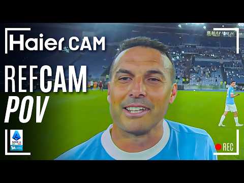 HAIER CAM | REF CAM POV: You Are The Referee in Lazio-Pisa | Serie A 2025/26