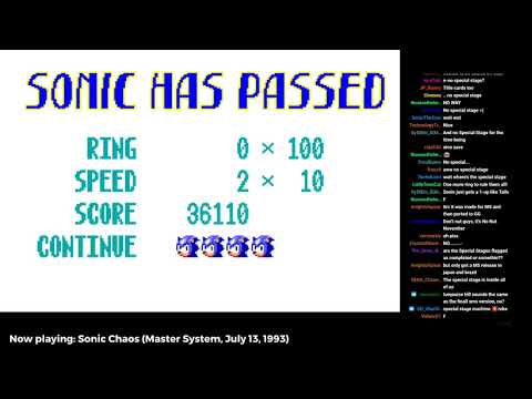 Sonic Month 2019 Stream #2 - Sonic Chaos