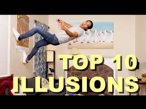 My Top 10 illusions from 2020 - best of zach king compilation