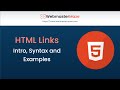 HTML Links - Intro and Examples