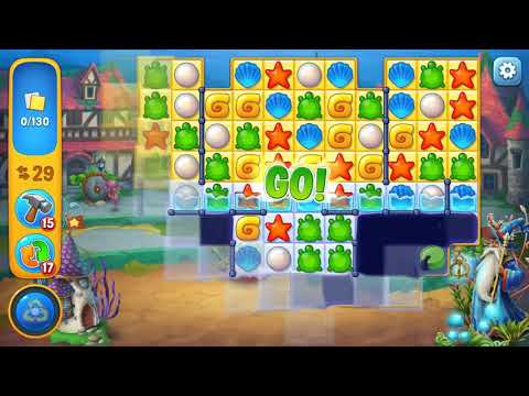 Fishdom SUPER HARD level 909 Gameplay (iOS Android)