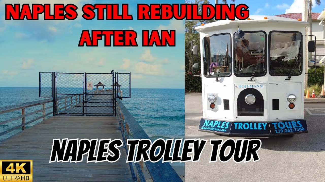 NAPLES STILL REBUILDING AFTER HURRICANE IAN | We took the Naples Trolley Tour