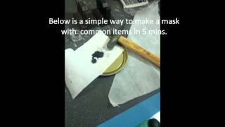 Haze Mask make  in home