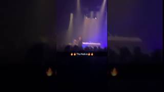 Tha Native on E-40 tour performing new song - short clip