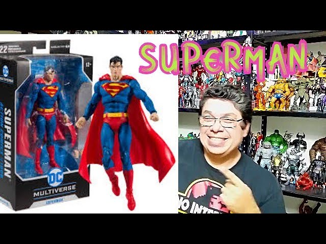 Vídeo relacionado con McFarlane Toys DC Multiverse Superman (DC Classic) Figura de acción de 7 pulgadas, héroe icónico en diseño detallado de DC Comics