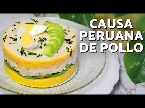CAUSA LIMEÑA de POLLO 😋🥑 | Receta PERUANA casera