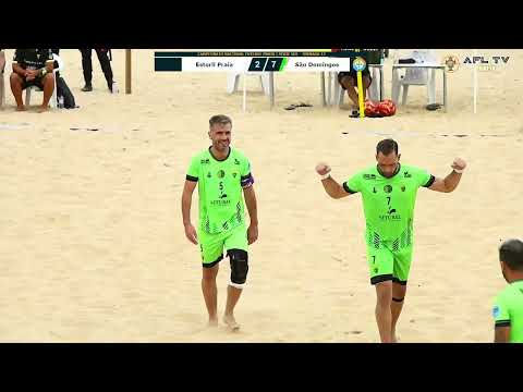 Resumo - GD Estoril Praia x São Domingos FC - Campeonato Nacional Futebol Praia - Jornada 13