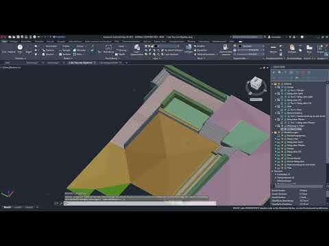 CAD/BIM - Deckenhöhenplanung und Aufbau Pflasterfläche