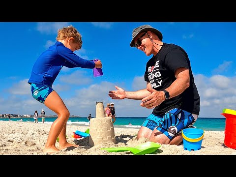 Who Will Make The Better Sandcastle?! - Ep 171