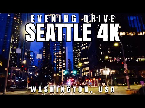 Evening Bell Town Seattle || Seattle, Washington, USA || 4k 60fps