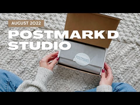 Postmark'd Studio Unboxing August 2022