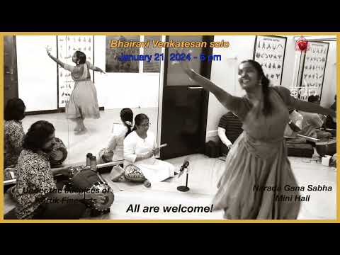 Bhairavi Venkatesan Solo - Sridevi Nrithyalaya - Bharathanatyam Dance