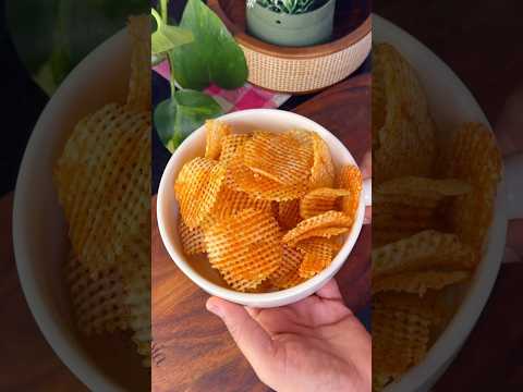 1 aloo de bnaya 5 min lge #shorts #bristihomekitchen #potatochips