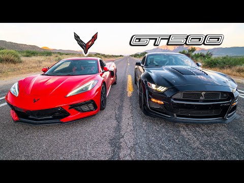 C8 CORVETTE VS 2020 GT500 // Surprising Results!