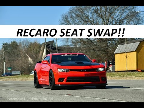 RECARO SEAT SWAPPING THE 1LE CAMARO