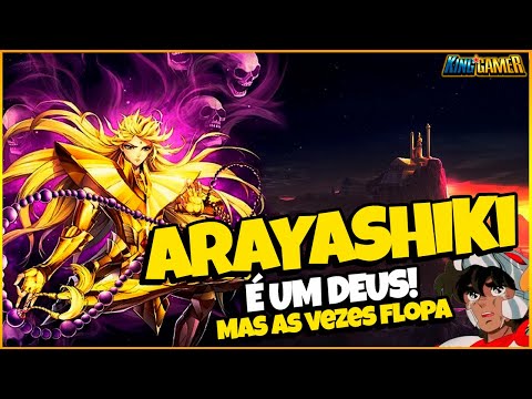ARAYASHIKI é INCRÍVEL🤩 O Verdadeiro RANK SS! Mas as vezes...O FLOP é certo - Saint Seiya Awakening