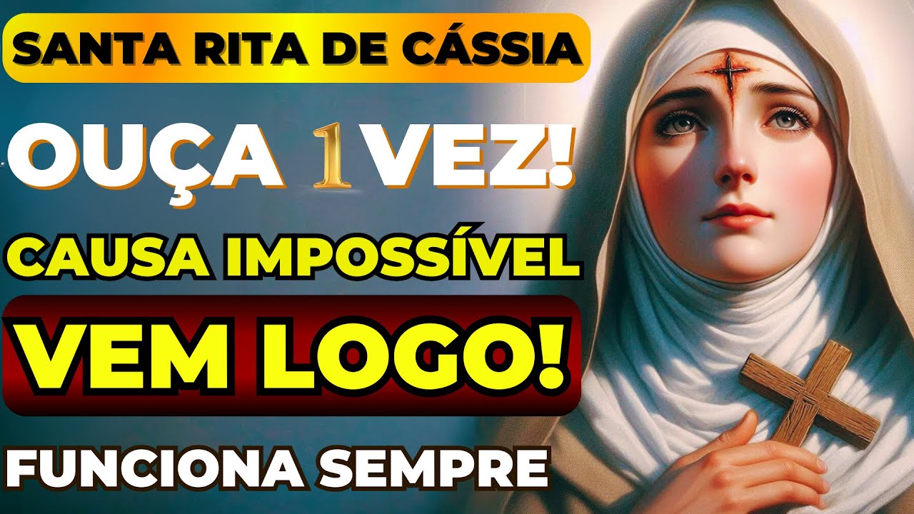 🙌SANTA RITA DE CASSIA🙏SE VOCÊ TEM UMA CAUSA QUE ACHA IMPOSSÍVEL OUÇA ESSA ORAÇÃO QUE SEU PEDIDO VEM❗