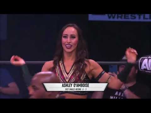 Women Wrestling Jobber Pins - Ashley D'Amboise