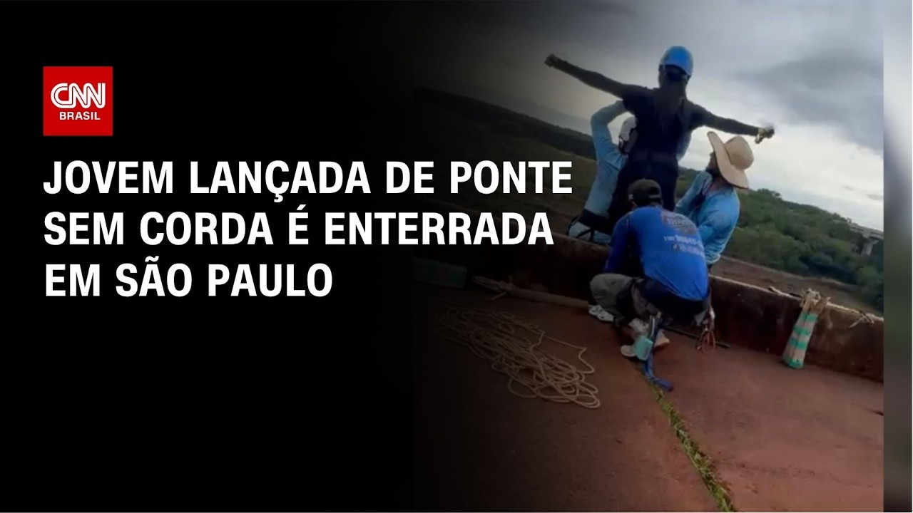 Jovem morta em salto de “rope jump” é enterrada em São Paulo | AGORA CNN