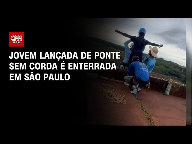 Jovem morta em salto de “rope jump” é enterrada em São Paulo | AGORA CNN