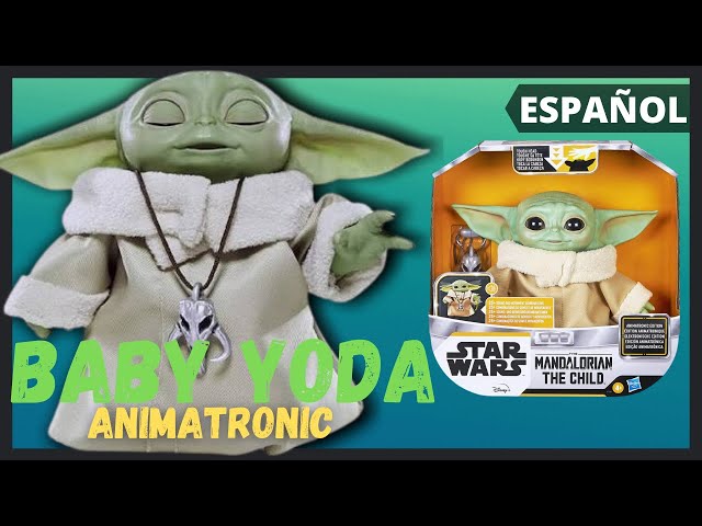 Vídeo relacionado con Star Wars The Mandalorian - Pendientes de tuerca de plata de ley esmaltada Grogu Baby Yoda, Plata de ley