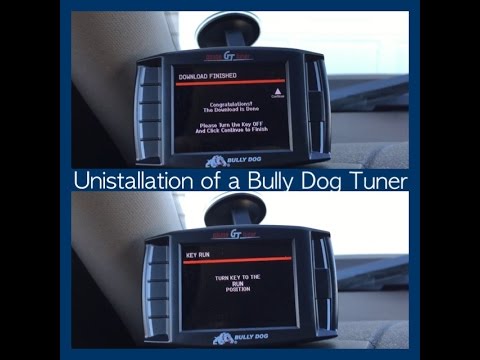 YouTube video about: How to remove bully dog gt tuner?