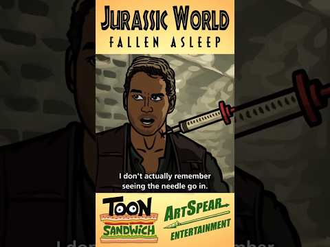 T-Rex's T-Rest is In-T-Rupted - TOON SANDWICH #shorts #jurassicworld #dinosaur #trex