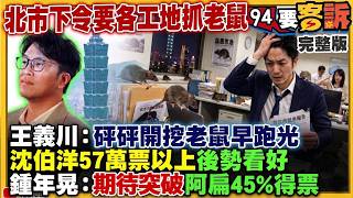 北市要各工地抓鼠！海鯤號交艦藍白急刪預算